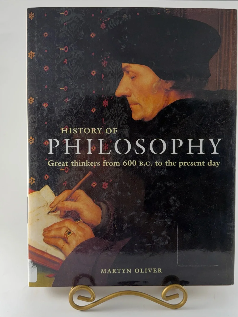 History of Philosophy Martyn Oliver Hardcover Illustrated Ex Library Book